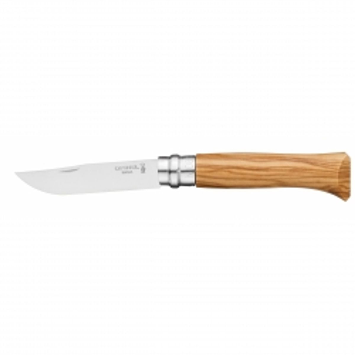 Opinel N °8 Stainless 8,5 cm. oliven