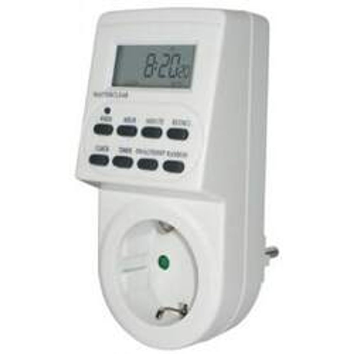 Brennenstuhl Childproof Socket, Weekly Timer, Lcd-display - Timer