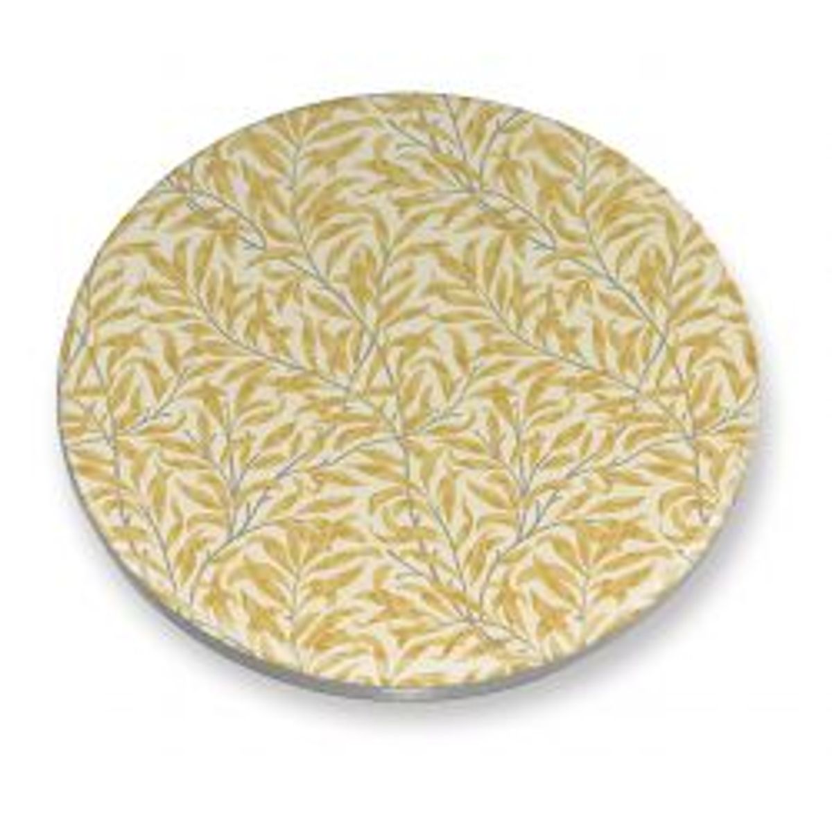 Coaster In Ceramic Morris Modern Willow Bough - Yellow - Coaster