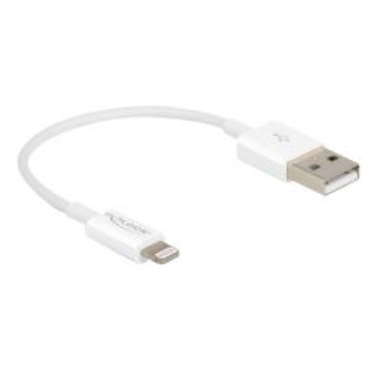 Delock Usb - Lightning Cable For IphoneÃ¢â ¢, IpadÃ¢â ¢, IpodÃ¢â ¢ White 15 Cm - Ledning