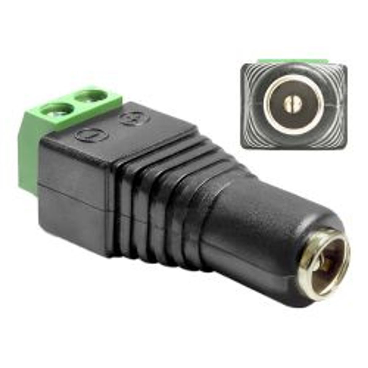 Delock Adapter Dc 5.5 X 2.1 Mm Female > Terminal Block 2 Pin