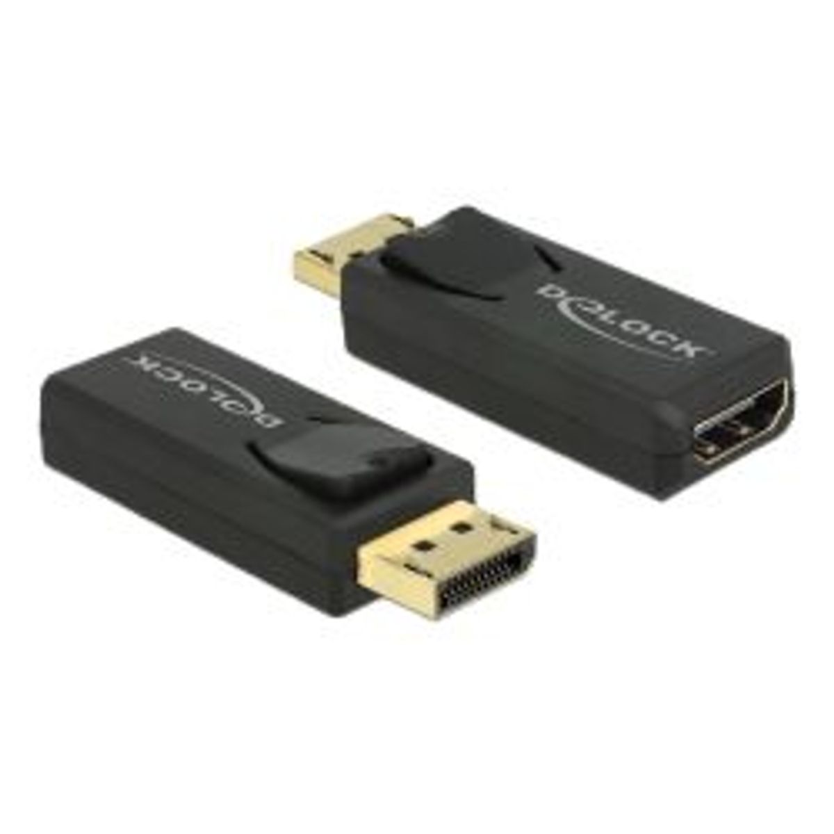 Delock Adapter Displayport 1.2 Male > Hdmi Female 4k Active Black