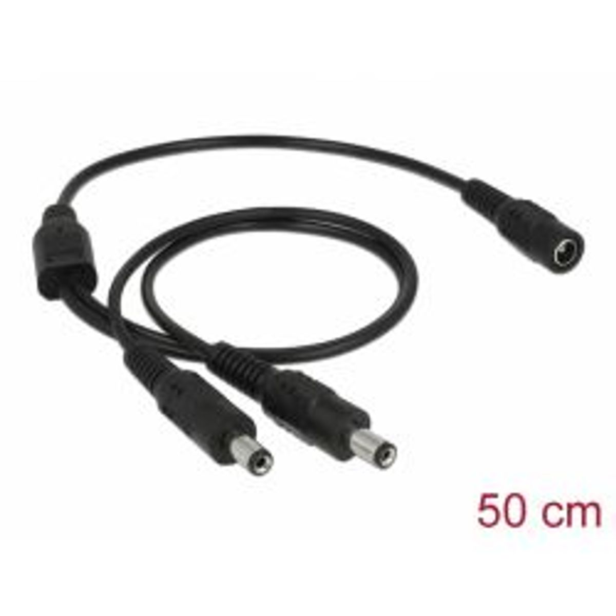 Delock Cable Dc Splitter 5.5 X 2.1 Mm 1 X Female To 2 X Male