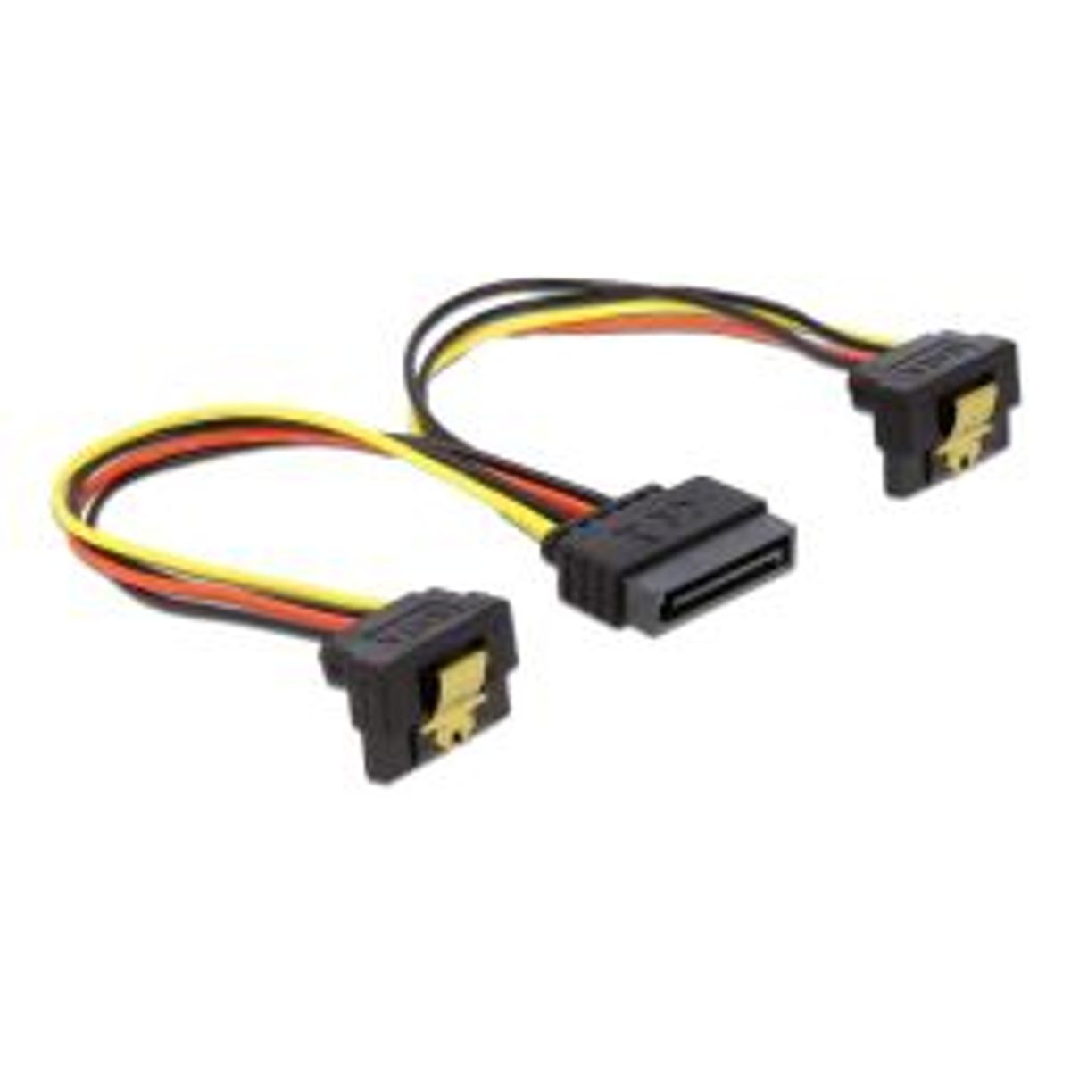 Delock Cable Power Sata 15pin > 2x Sata Hdd, Angled