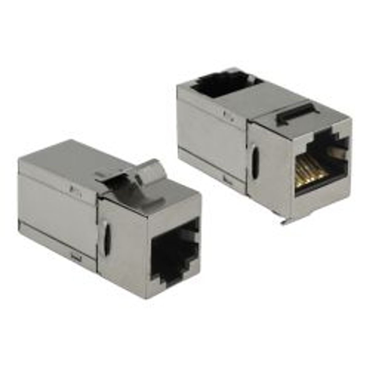 Delock Keystone Module Rj45 Jack > Rj45 Jack Cat.6 90 °