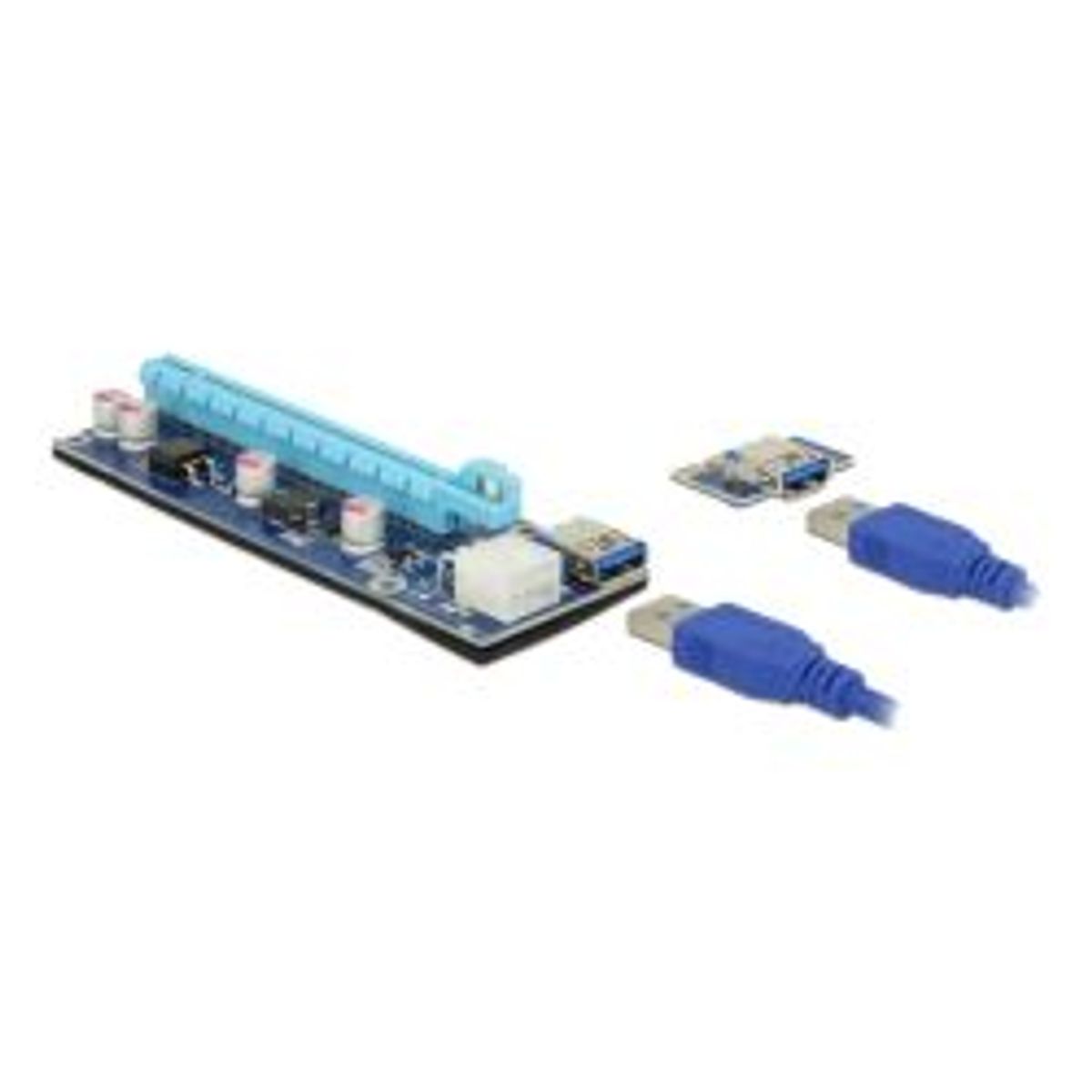 Delock Riser Card Pci Express X1 > X16 With 60 Cm Usb Cable