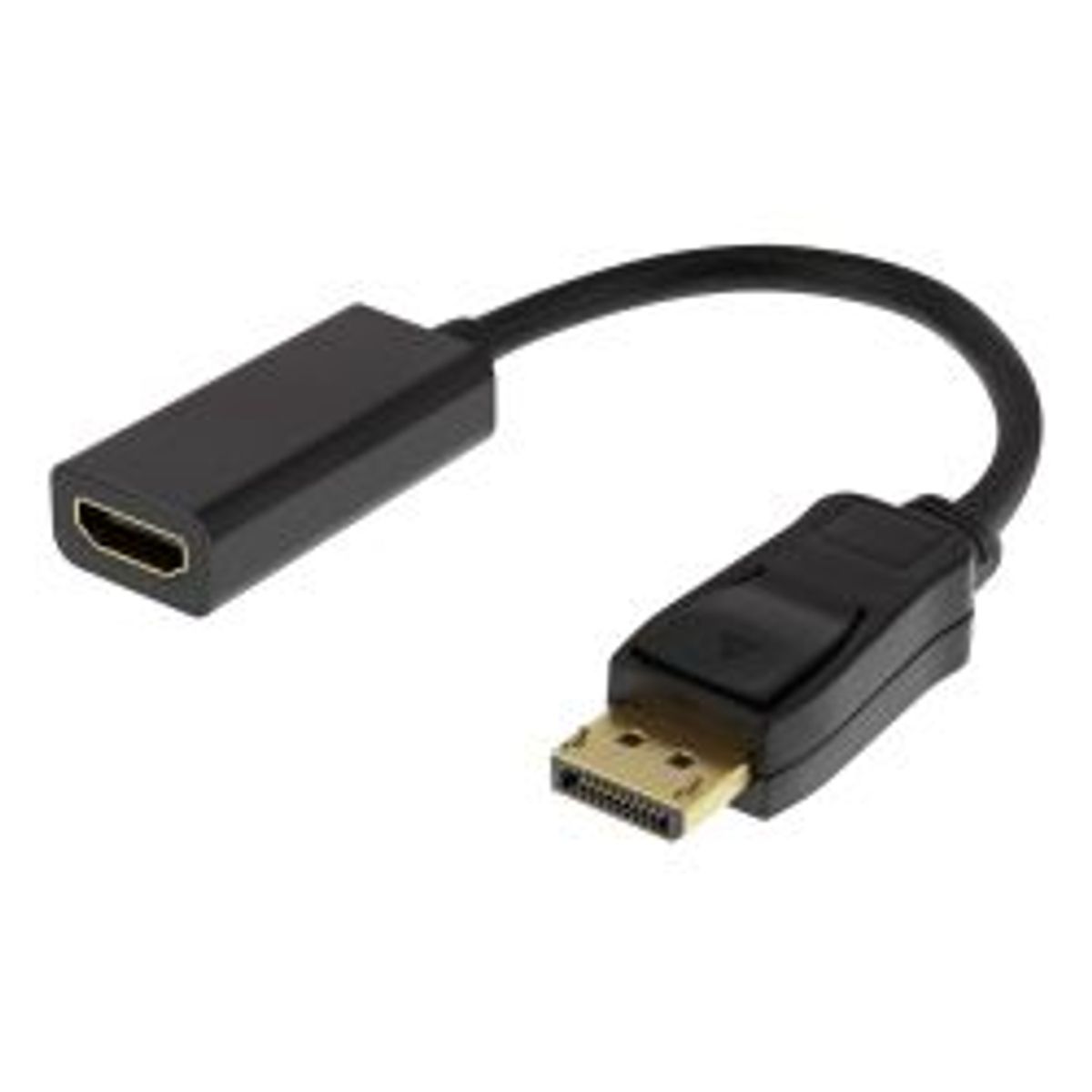 Deltaco Displayport Ma - Hdmi Fe Adapter, Dp++, 3840x2160 60hz - Adapter