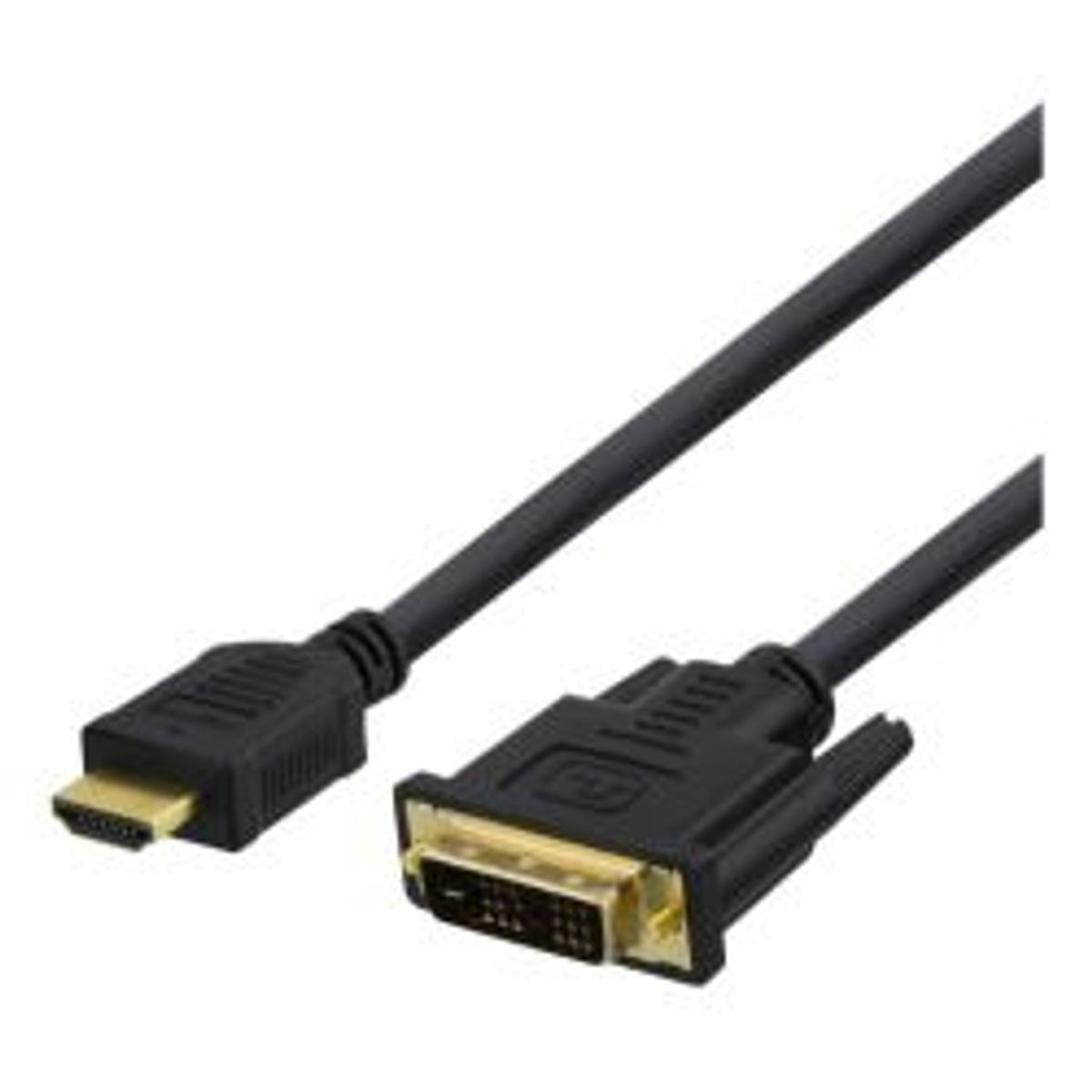 Deltaco Hdmi To Dvi Cable, 3m, Full Hd, Black - Ledning