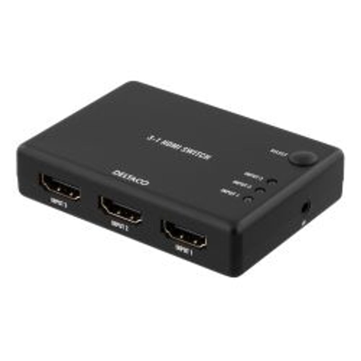 Deltaco Hdmi Switch, 3 Inputs To 1 Output, Sup 4k In 60hz, 7.1, Blac - Tilbehør til computer