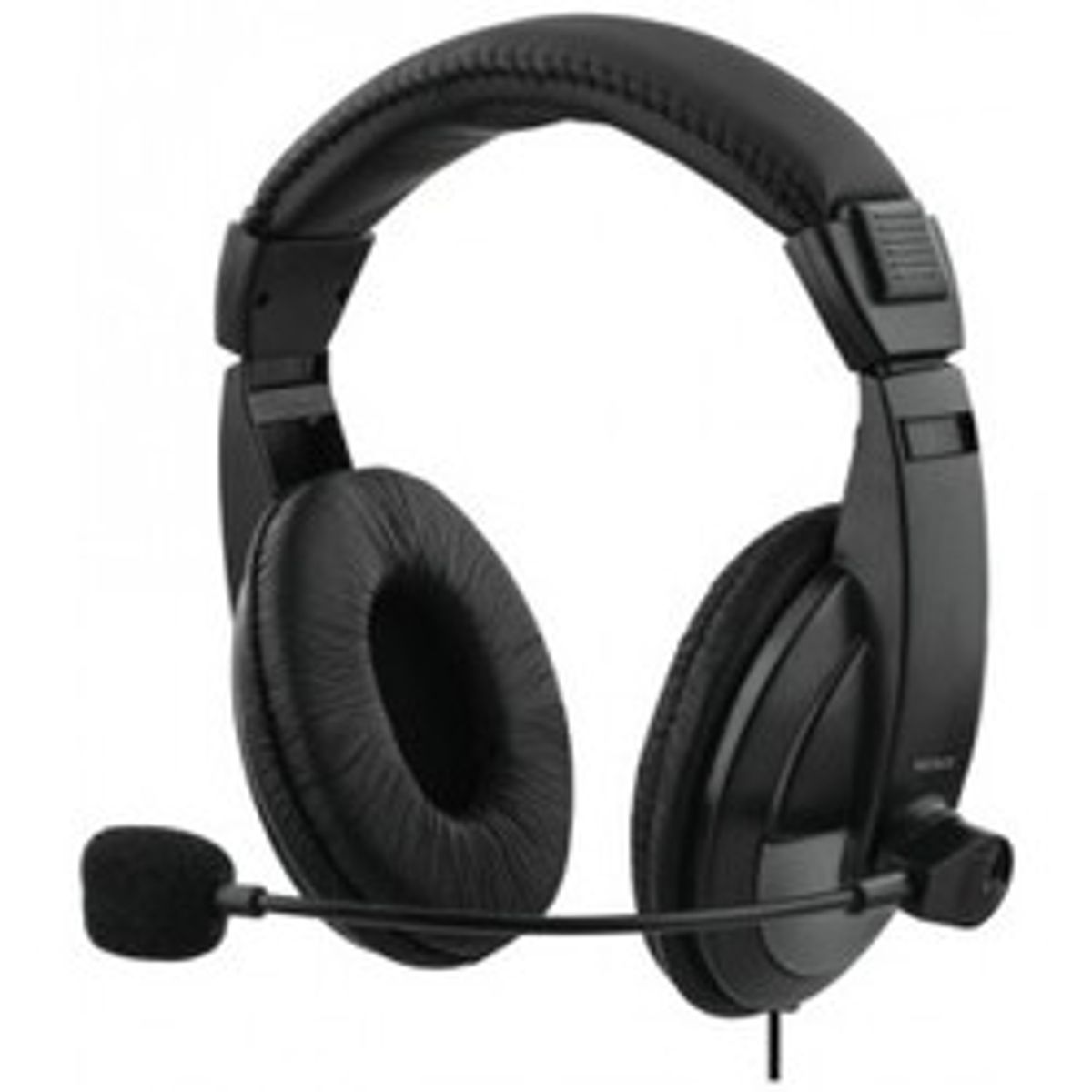 Deltaco-of Stereo Headset, Usb, 40mm Element, Black - Headset