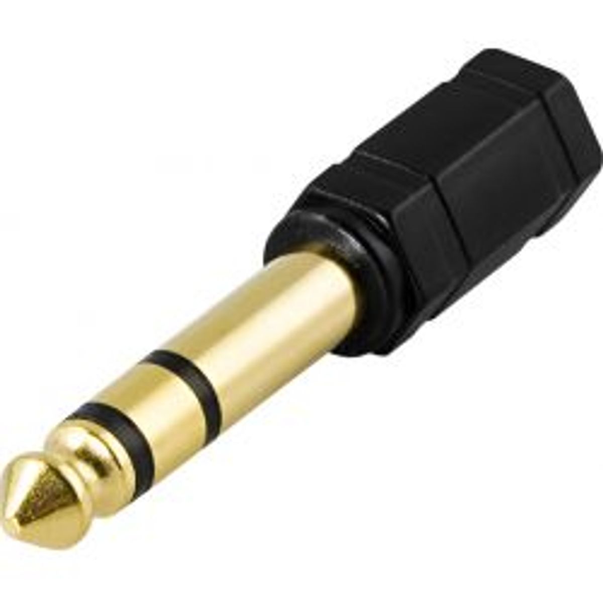 Deltaco Multimedia Adapter 6.3mm Ma - 3.5mm Stereo Fe - Adapter