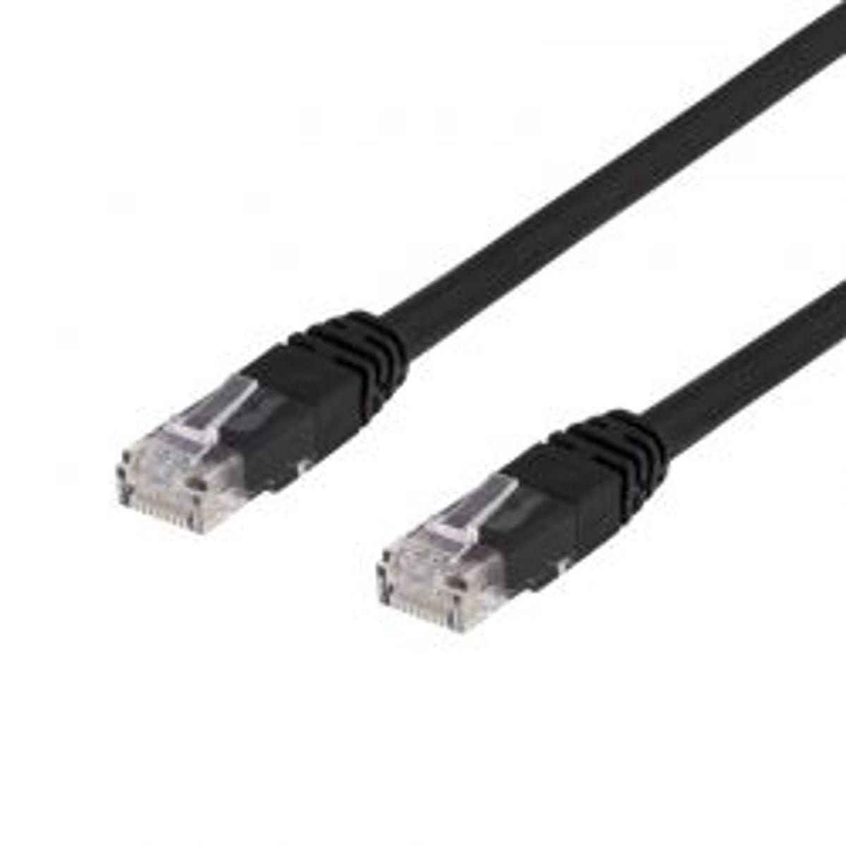 Deltaco U/utp Cat6 Patch Cable 3m, Black - Ledning