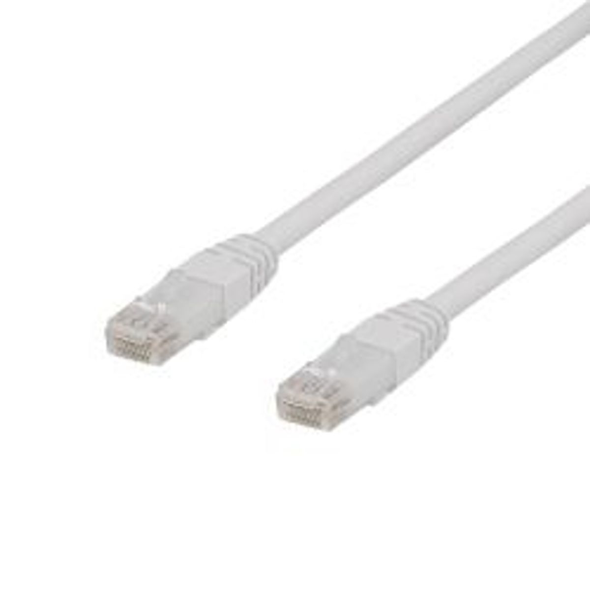 Deltaco U/utp Cat6a Patch Cable, 1m, 500mhz, Lszh, White - Ledning