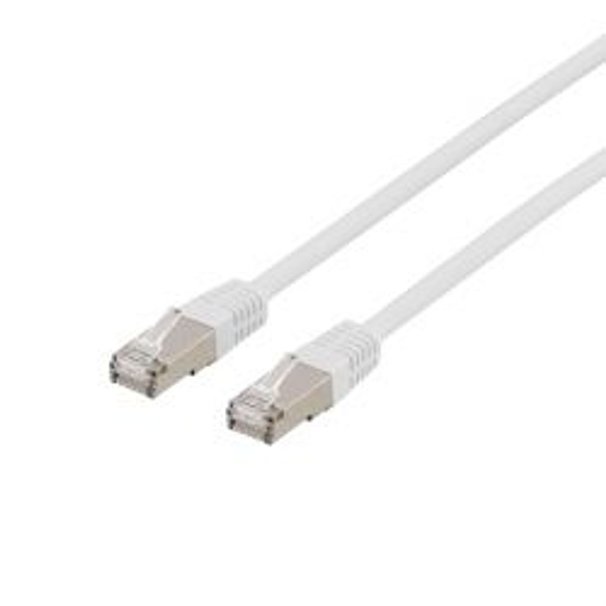 Deltaco U/ftp Cat6a Patch Cable 10m 500mhz Deltacertified Lszh White