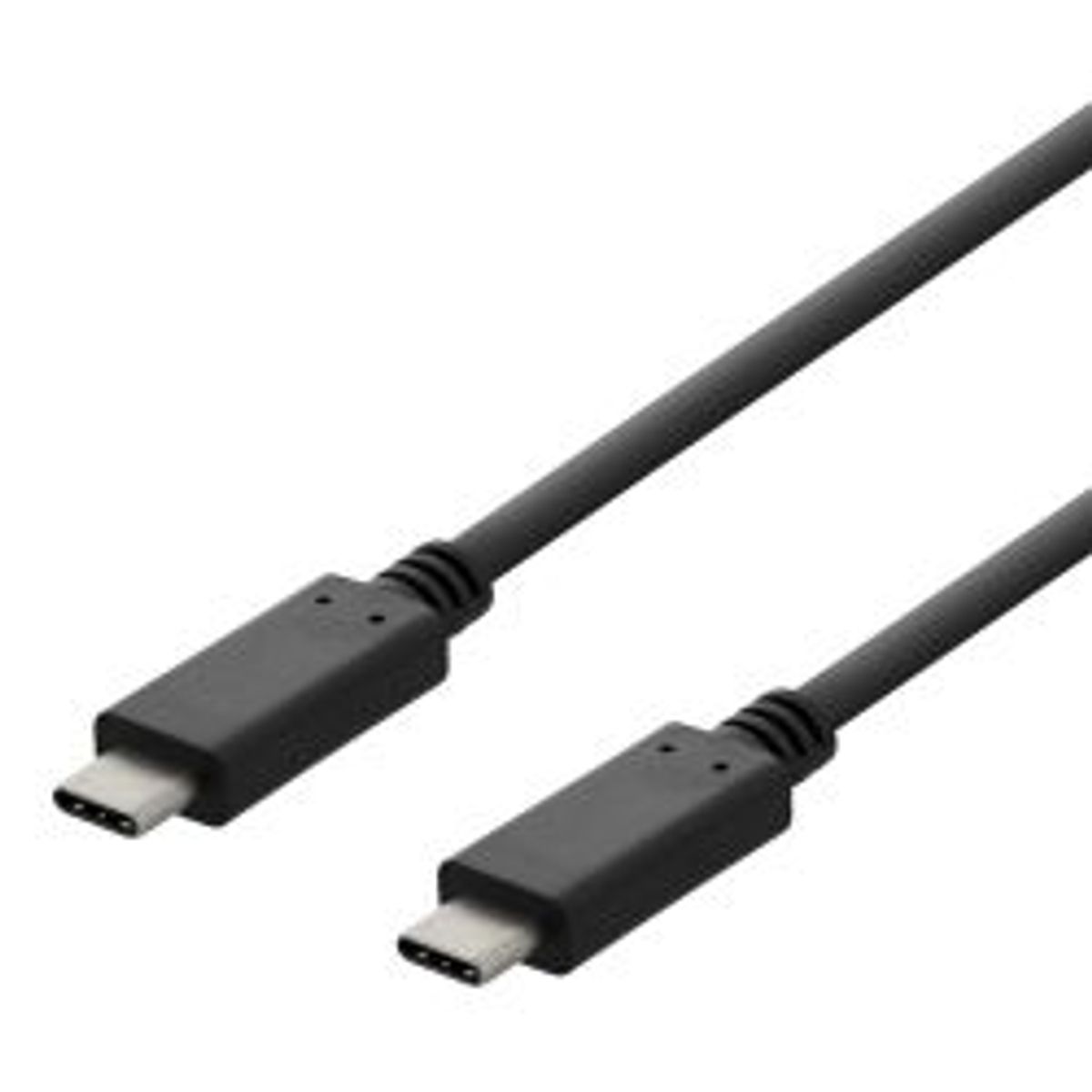 Deltaco Usb 2.0 Usb-c, Usb-c Charging Cable, 3a, 2m, Black