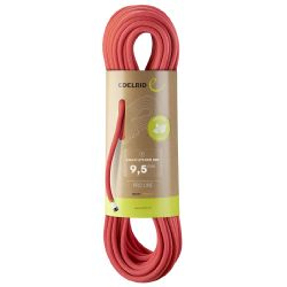 Edelrid Eagle Lite Eco Dry 9,5mm - 80 M - Neon Coral - Str. Pcs - Reb