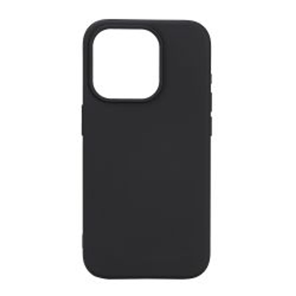 Essentials Iphone 15 Pro Recycled Silicone Back Cover, Black - Mobilcover