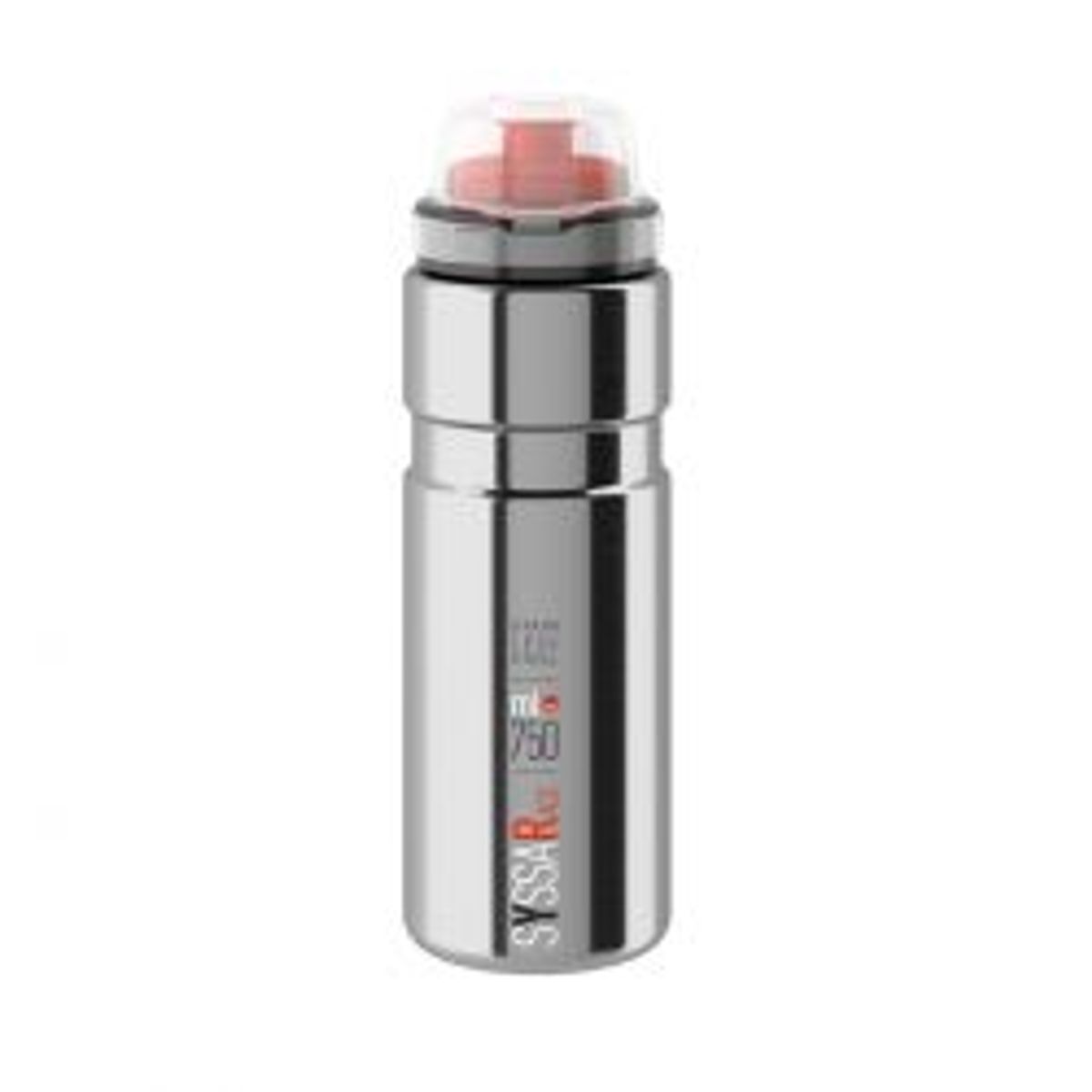 Flaske Elite Syssa race silver glossy 750ml - Drikkeflaske