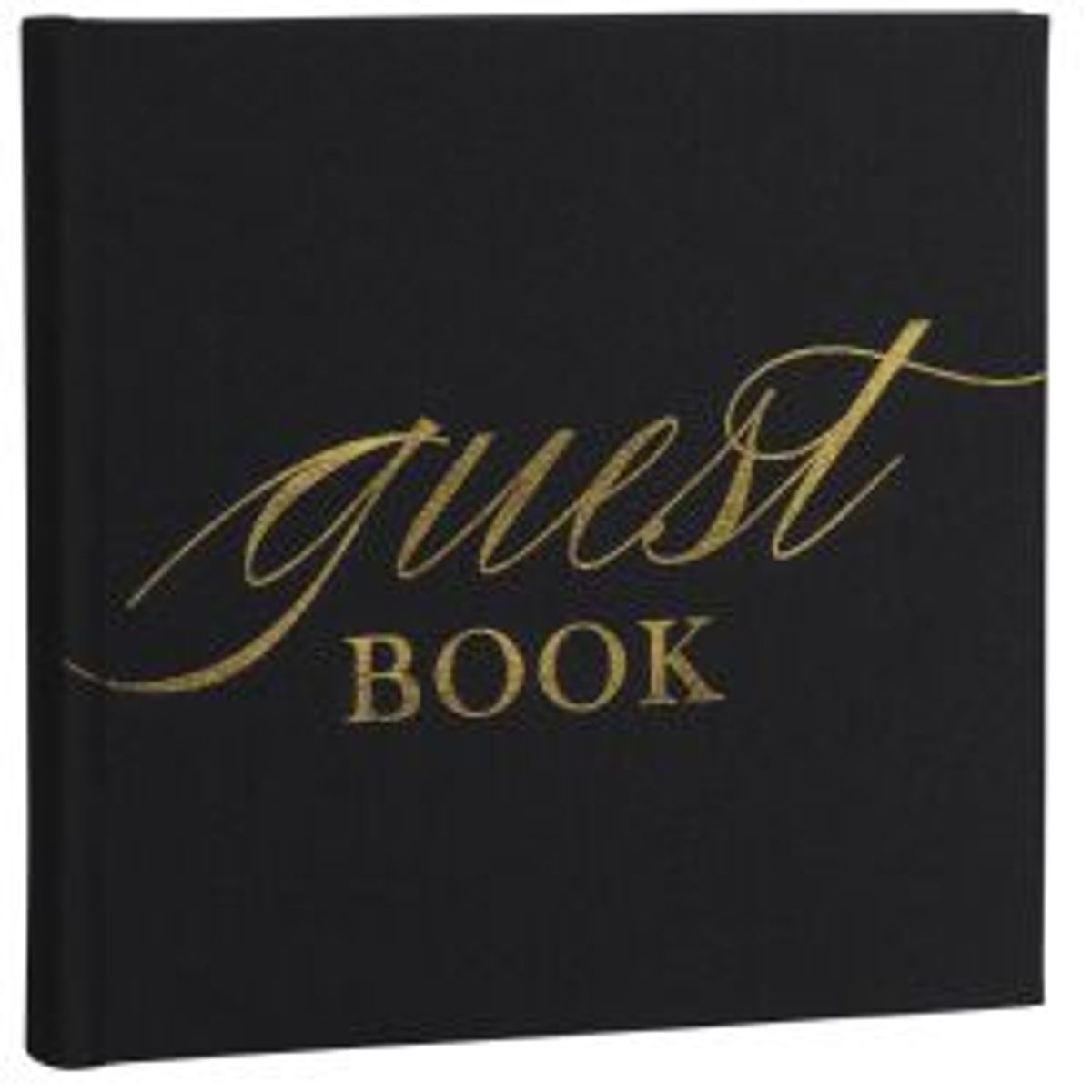 Focus Base Line Canvas Album 20x20 Guestbook Black - Fotoalbum