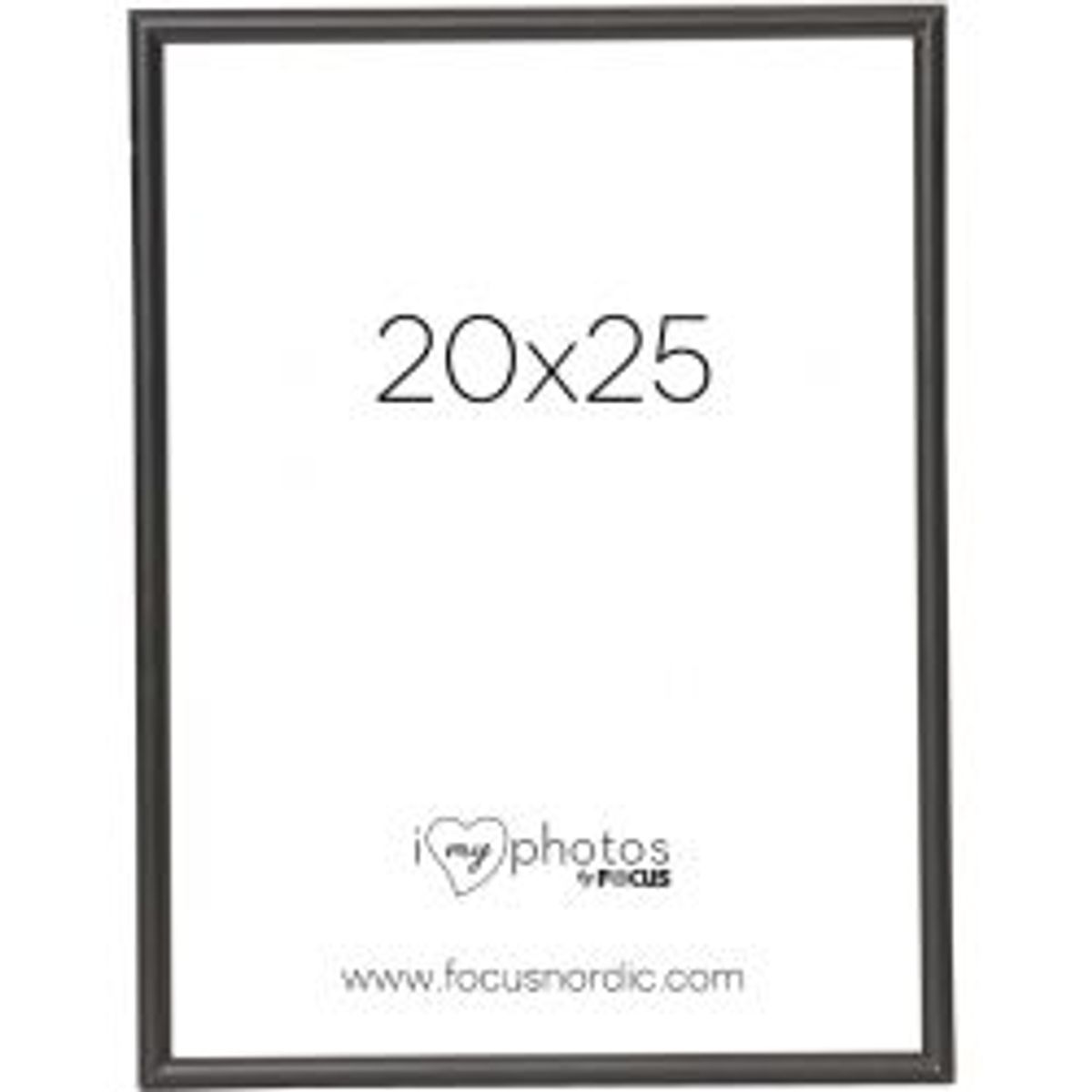 Focus Can-Can Aluminium Black 20x25 - Ramme