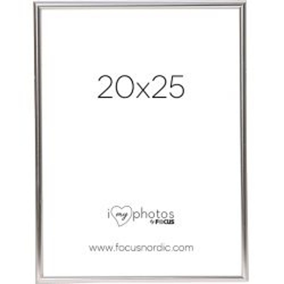 Focus Can-Can Shiny Silver 20x25 - Ramme