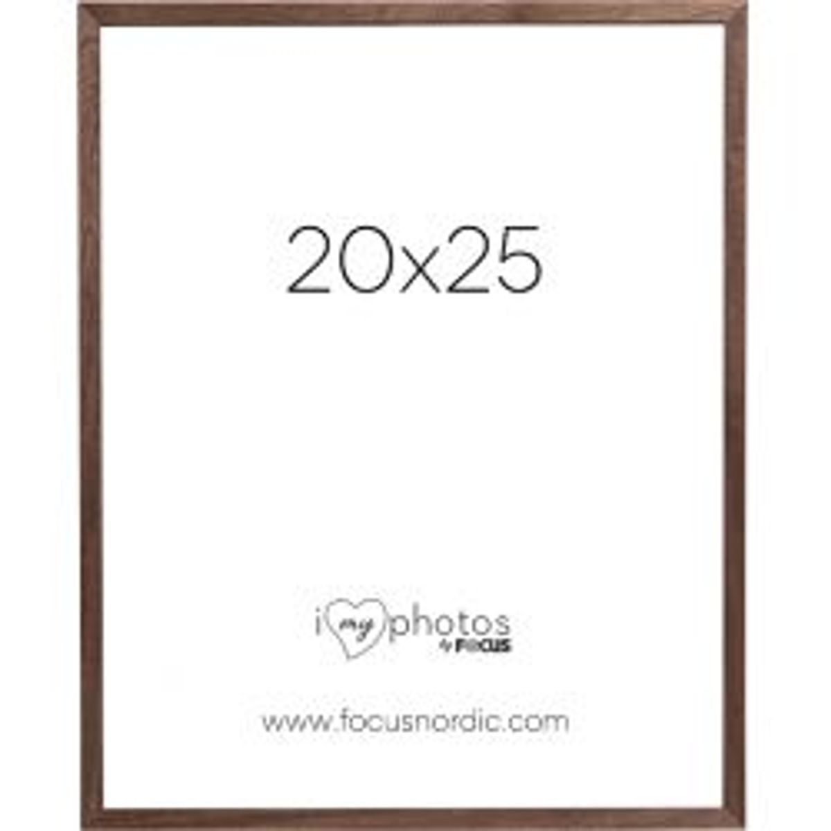 Focus Soul Walnut veneer 20X25 - Ramme