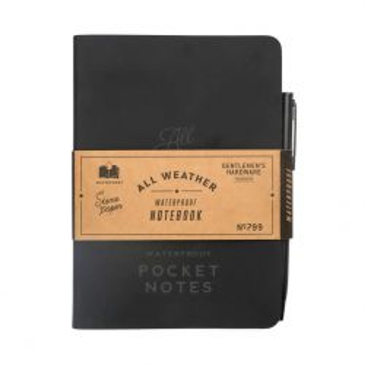 Gentlemen's Hardware Waterproof Notebook Adventure - Notesbog