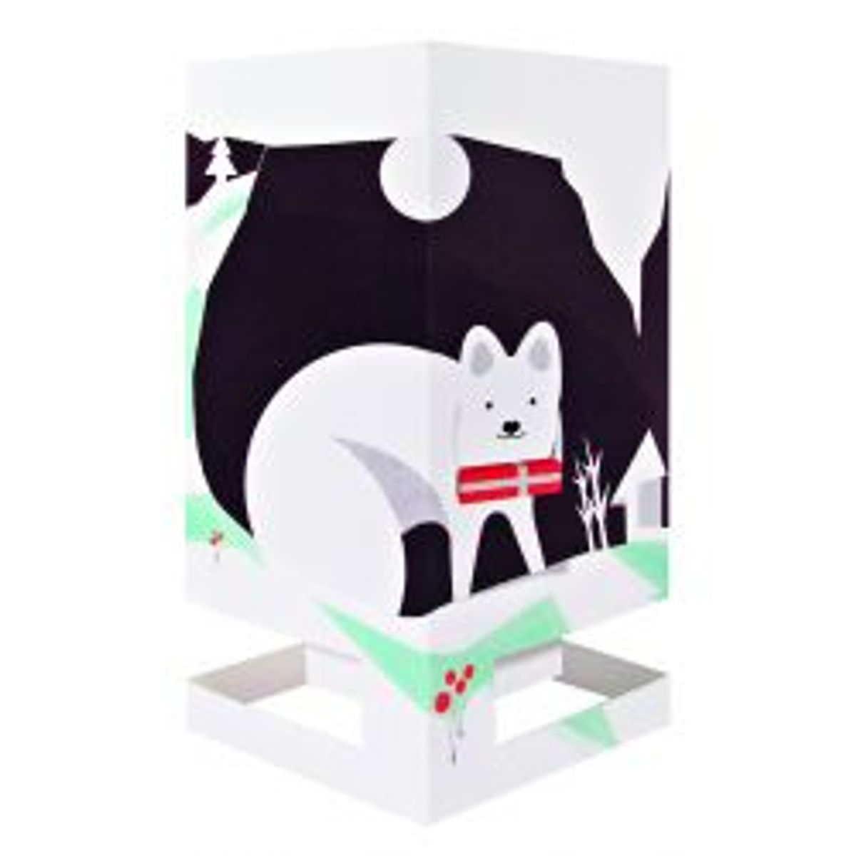 Mayves Greeting Card/candle Northern Lights - Fox - Postkort