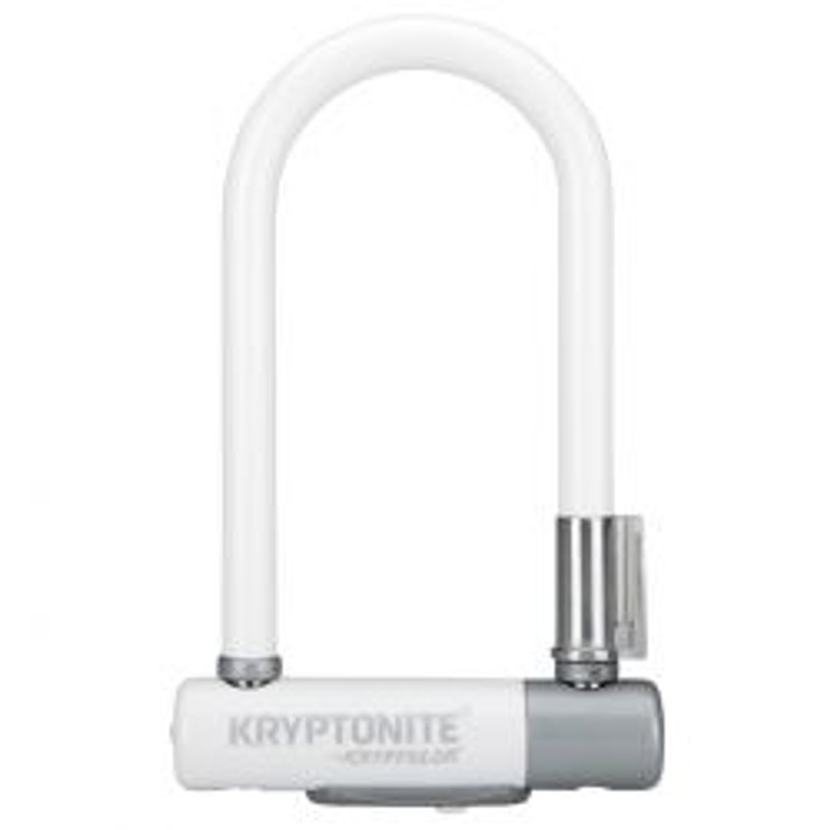 Kryptonite U-lock Kryptolok 2 Mini7 Bøjlelås 8.2x17.8cm Hvid - Cykellås