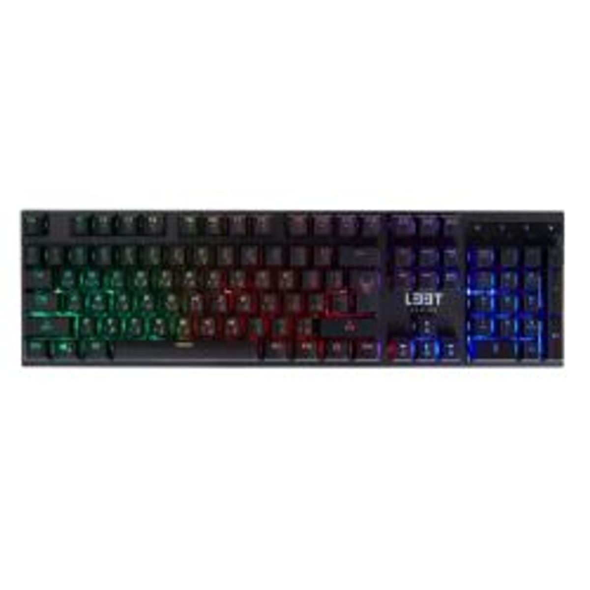 L33T-Gaming L33t Oseberg Semi-mechanical Gaming Keyboard W.rainbow (ar) - Keyboard