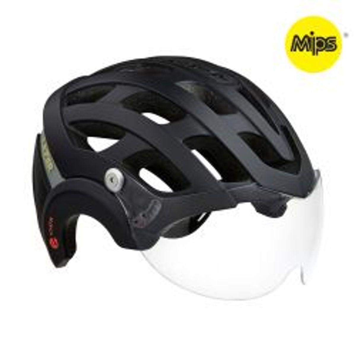 Lazer hjelm Anverz NTA MIPS mat sort L +led 58-61cm - Cykelhjelm