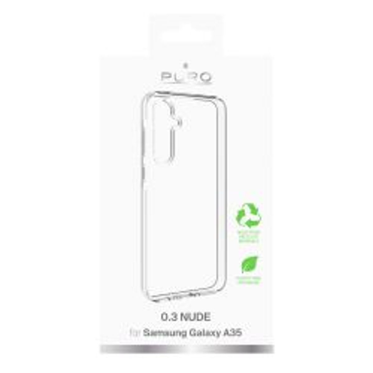 Puro Samsung Galaxy A35 0.3 Nude Cover, Transparent - Mobilcover