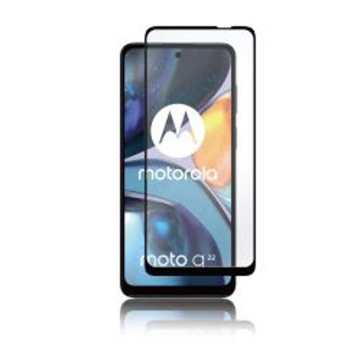 Panzer Motorola G22/e32/e32s Full-fit Black - Tilbehør til smartphone