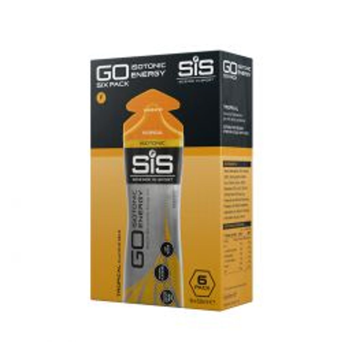 SiS (Science In Sport) Scienceinsport Sis Go Iso Gel Sekspakke Tropical 6 X 60 Ml - Kosttilskud