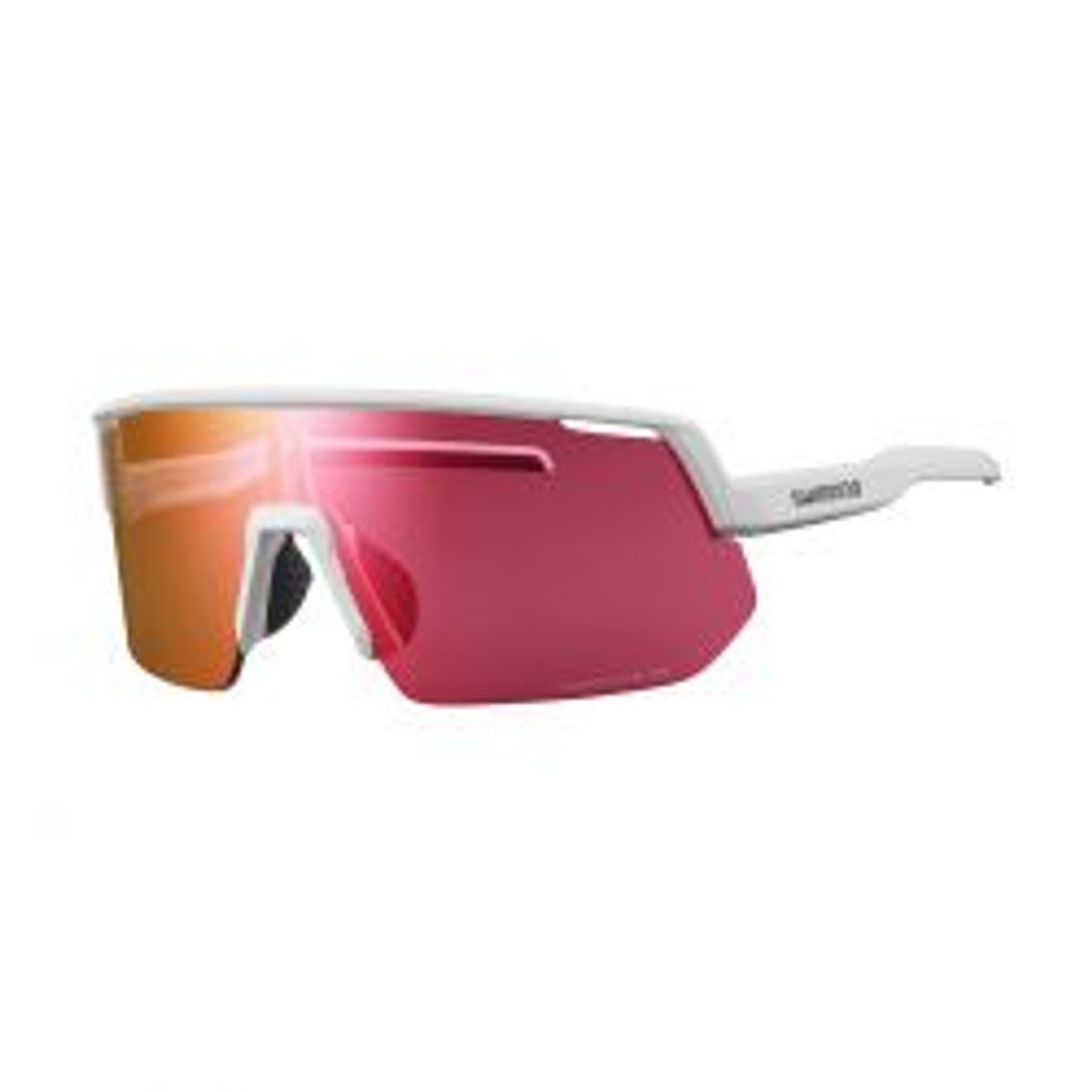 Shimano Eyewear TCNL2 Matte White, Ridescape RD - Solbriller