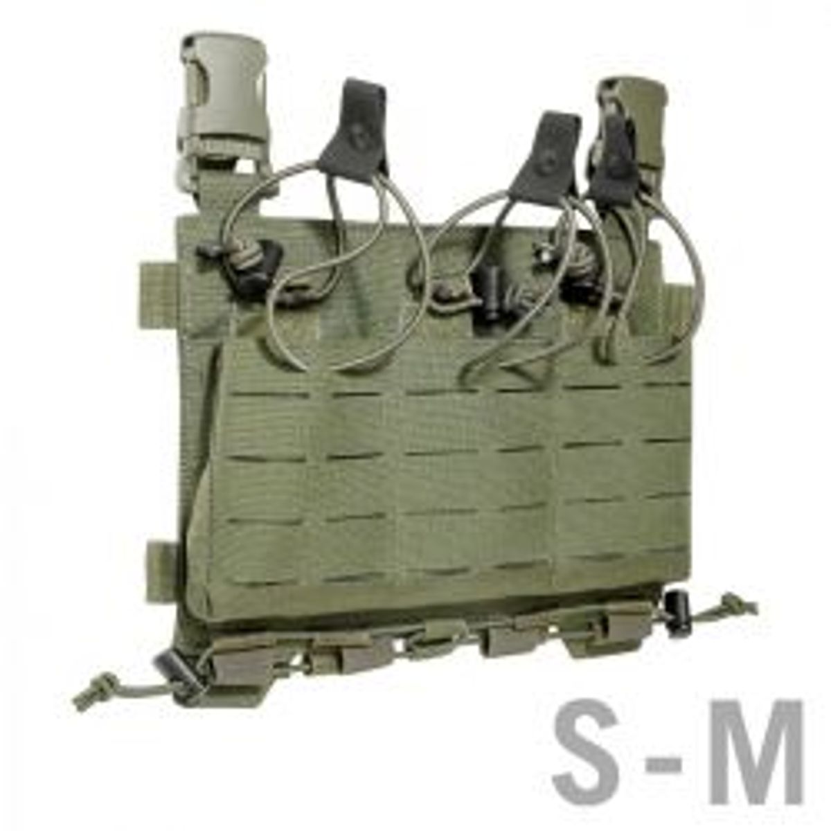 Tasmanian Tiger Tt Carrier Mag Panel Lc M4 - Olive - Str. SM - Tilbehør til tasker