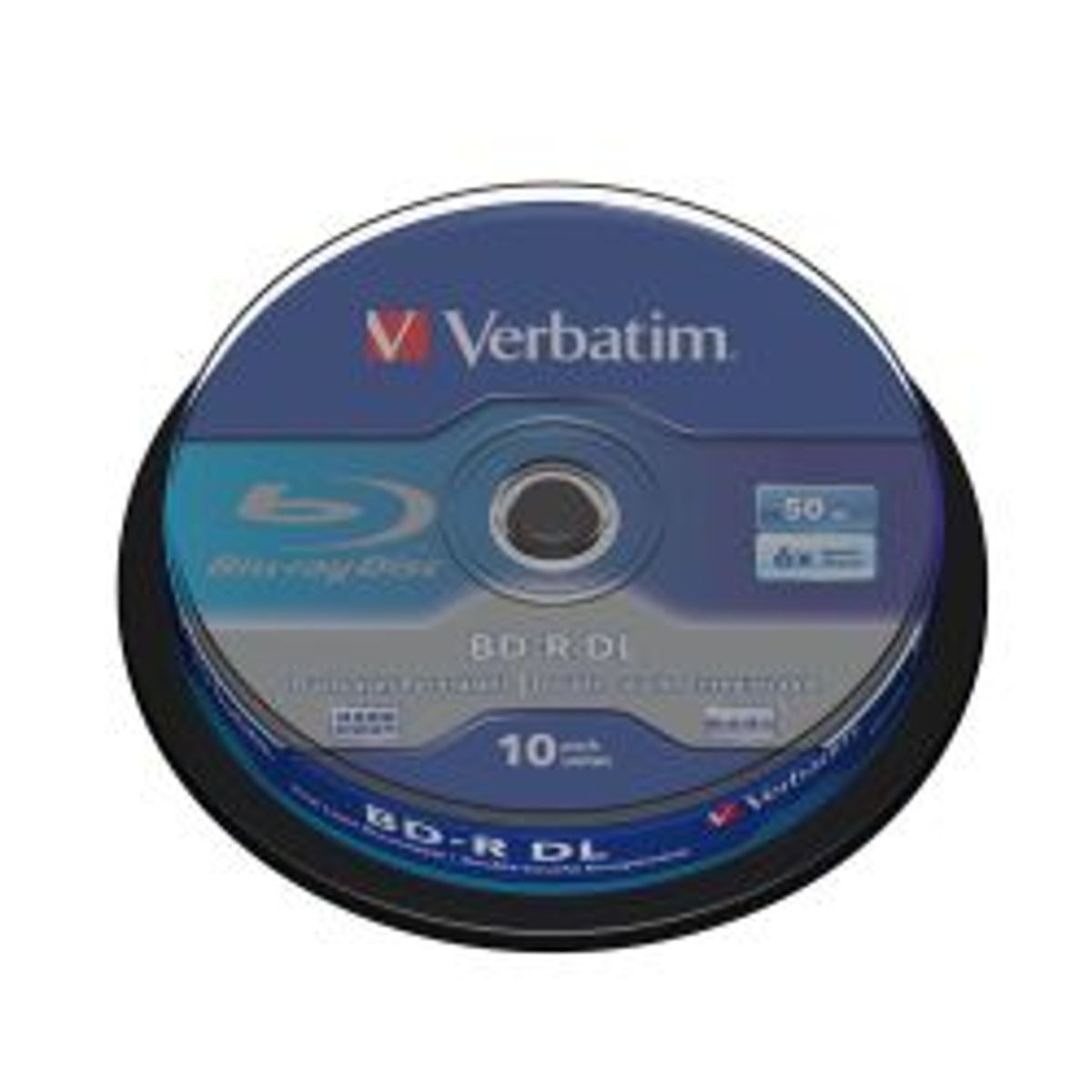 Verbatim Bd-r Double Layer 6x, Scratchguard Surface 10p Spindle