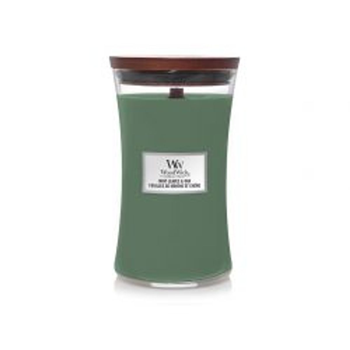 WoodWick Large - Mint Leaves & Oak - Duftlys