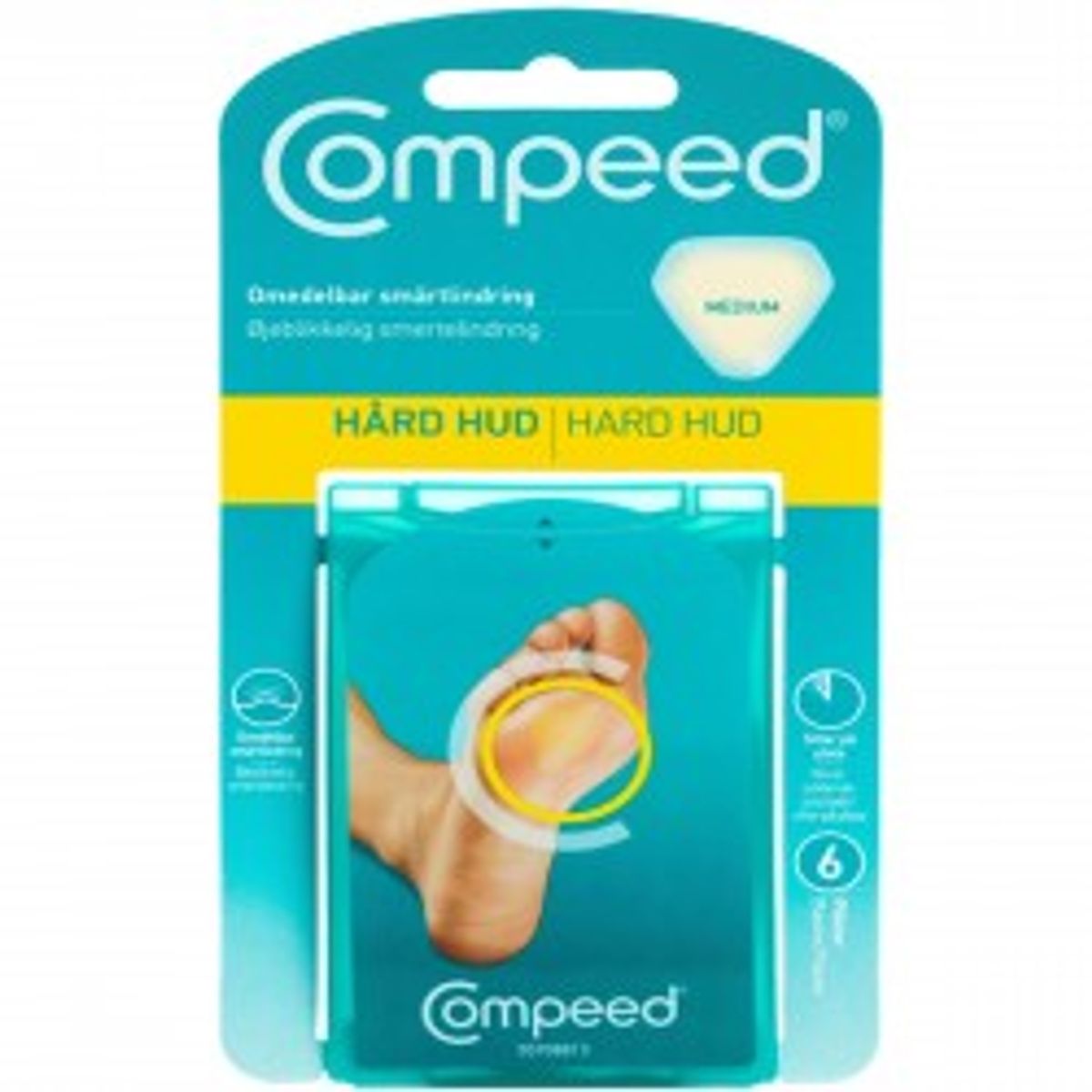 COMPEED Hård hud 6 stk(kolli12) - Plaster