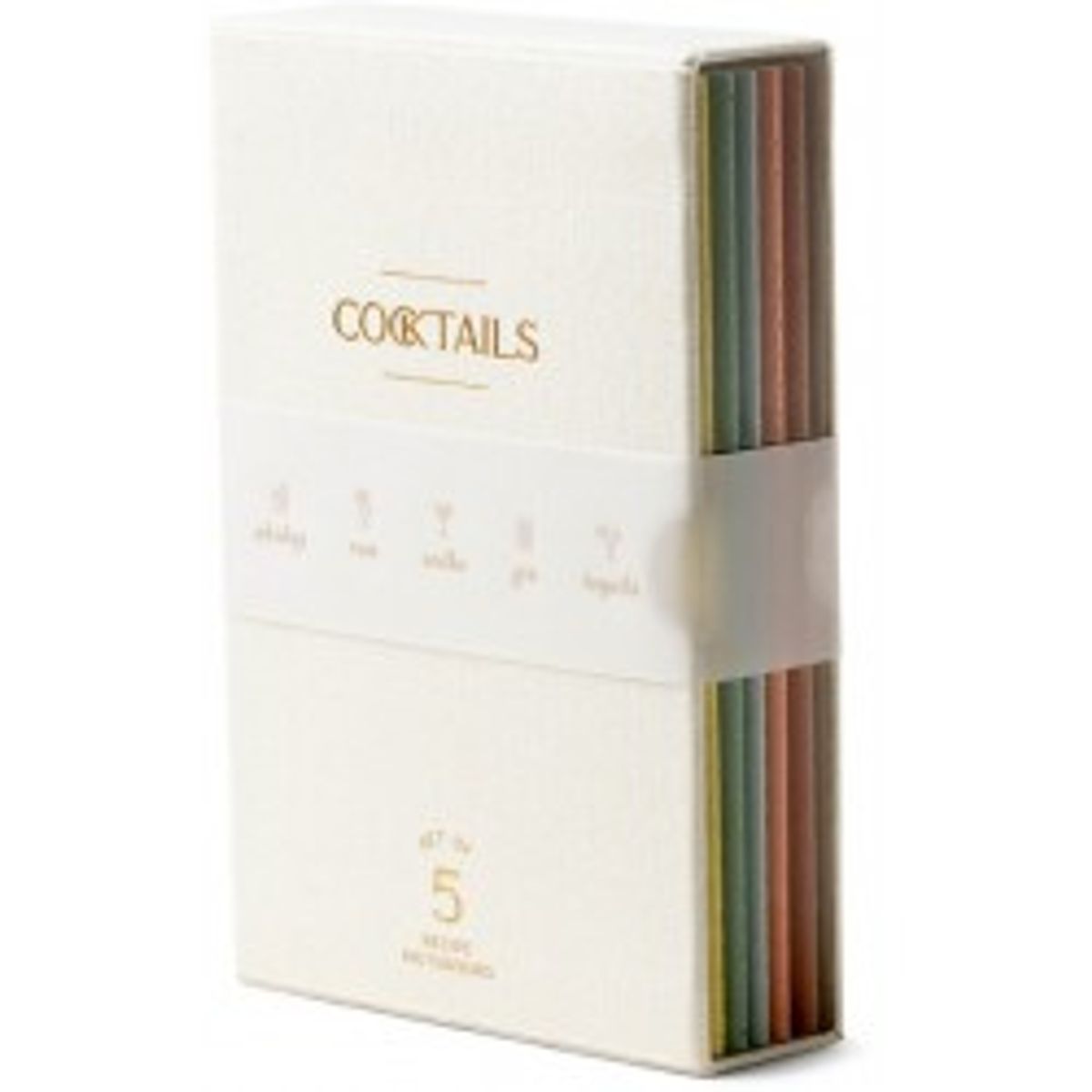 Designworks Ink Notebook Set Cocktails - Notesbog