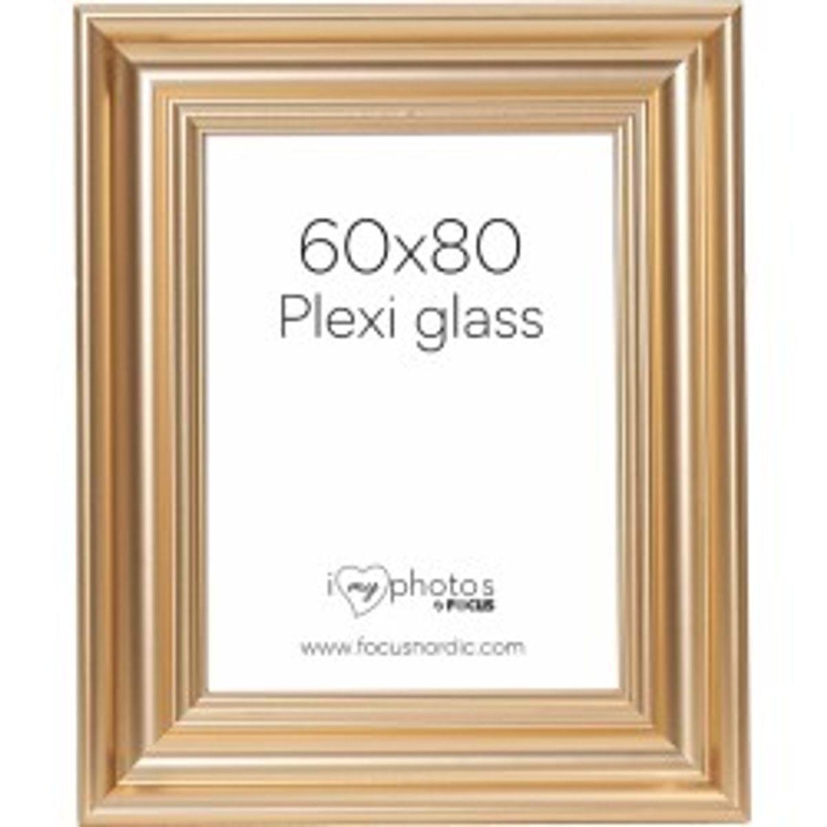 Focus Charleston Gold 60x80 Plexi - Ramme