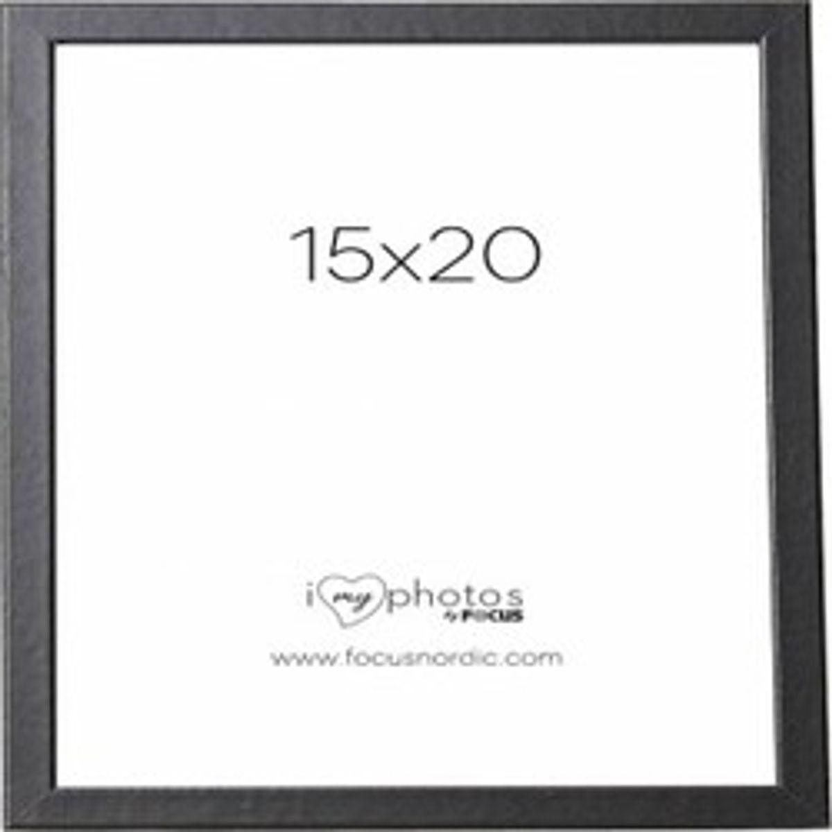 Focus Pop Black 15x20 - Ramme