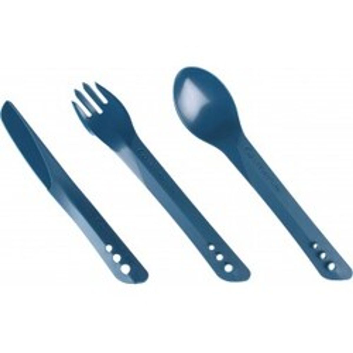 Lifeventure Ellipse Cutlery Set, Navy Blue - Bestik