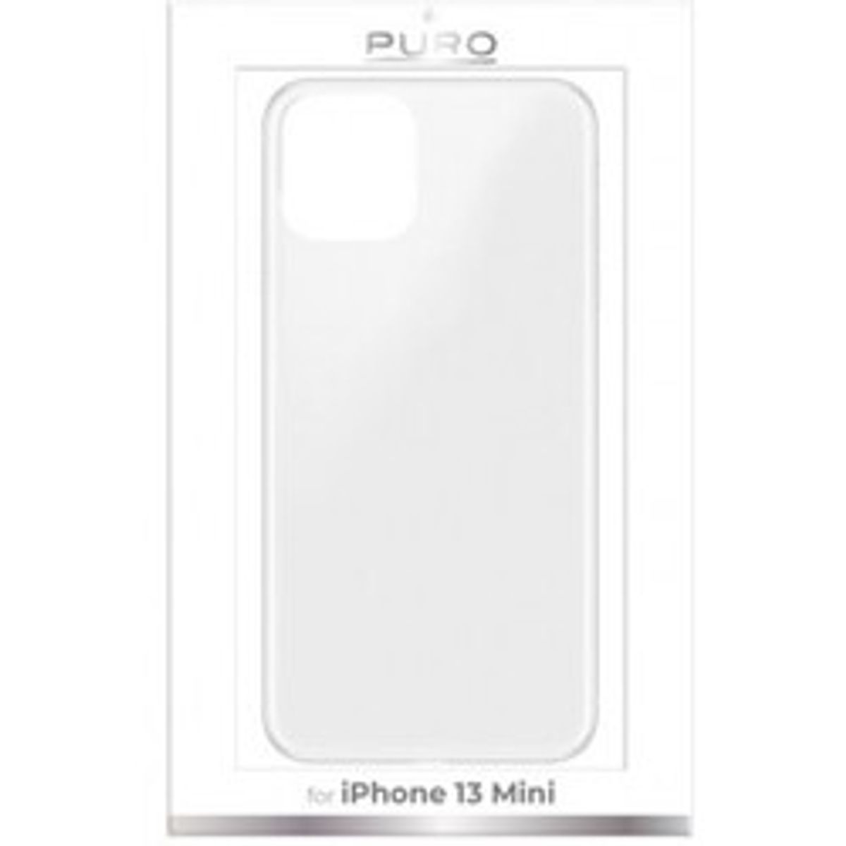 Puro Iphone 13 Mini 0.3 Nude, Transparent - Mobilcover