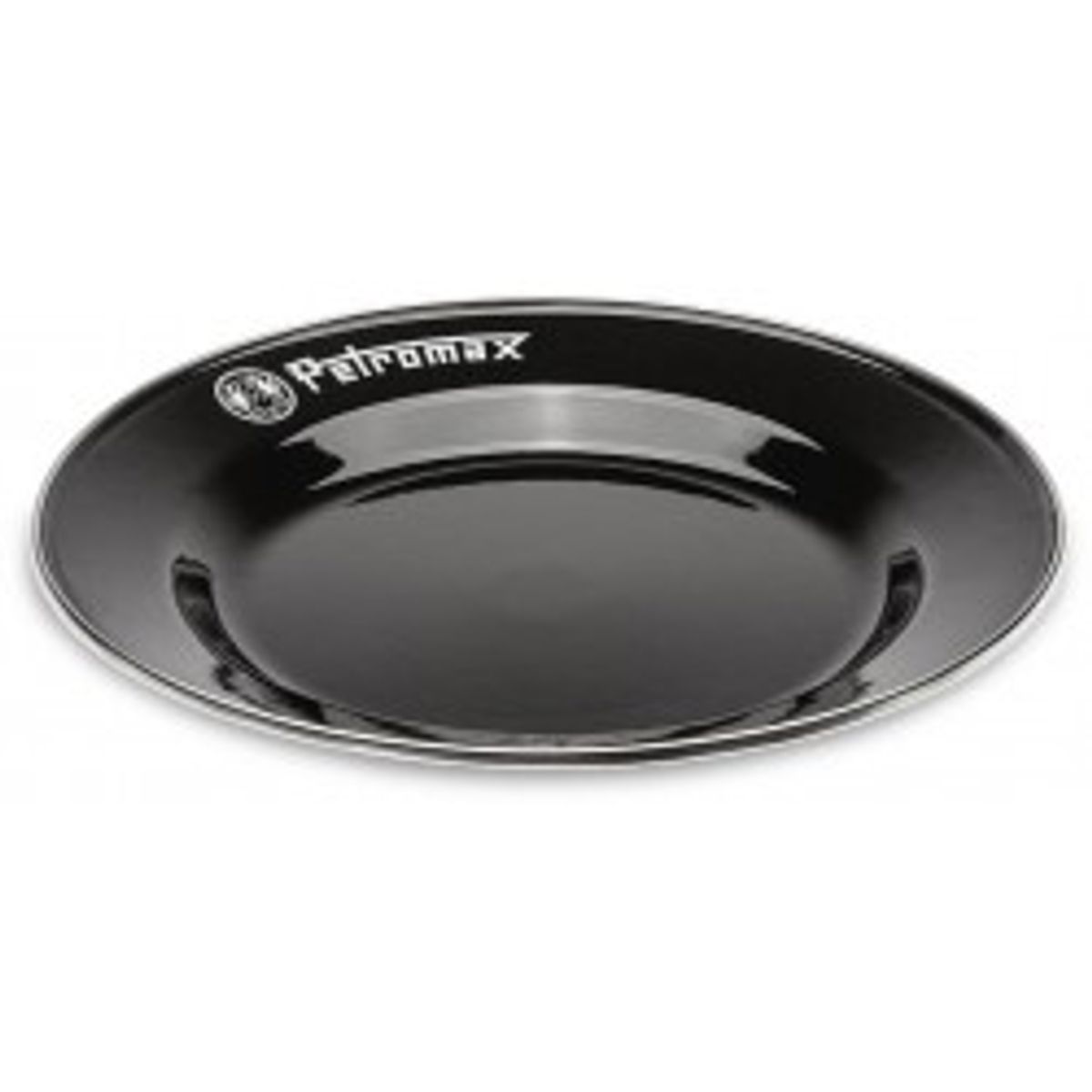 Petromax Enamel Plates Black 2 Pieces (26 Cm) - Tallerken