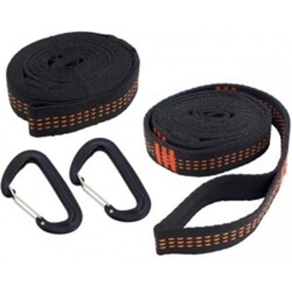 Travelsafe Travel Tree Straps (black/orange) Incl. - Tilbehør til hængekøje