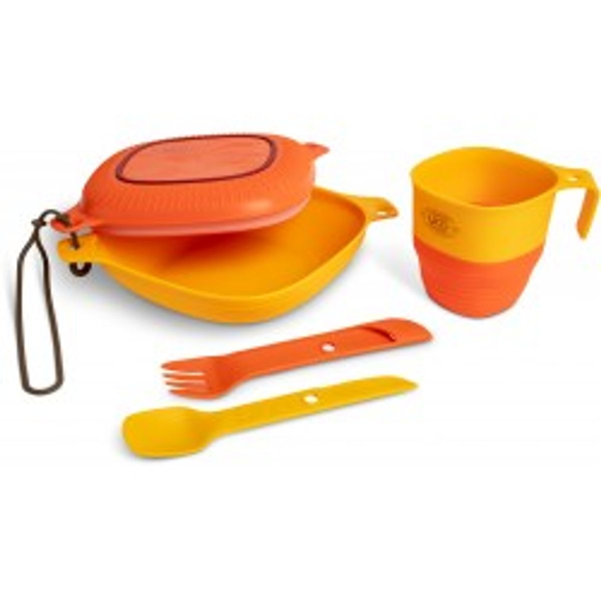 Uco Mess Kit, 6 Pc, Retro Sunrise - Service