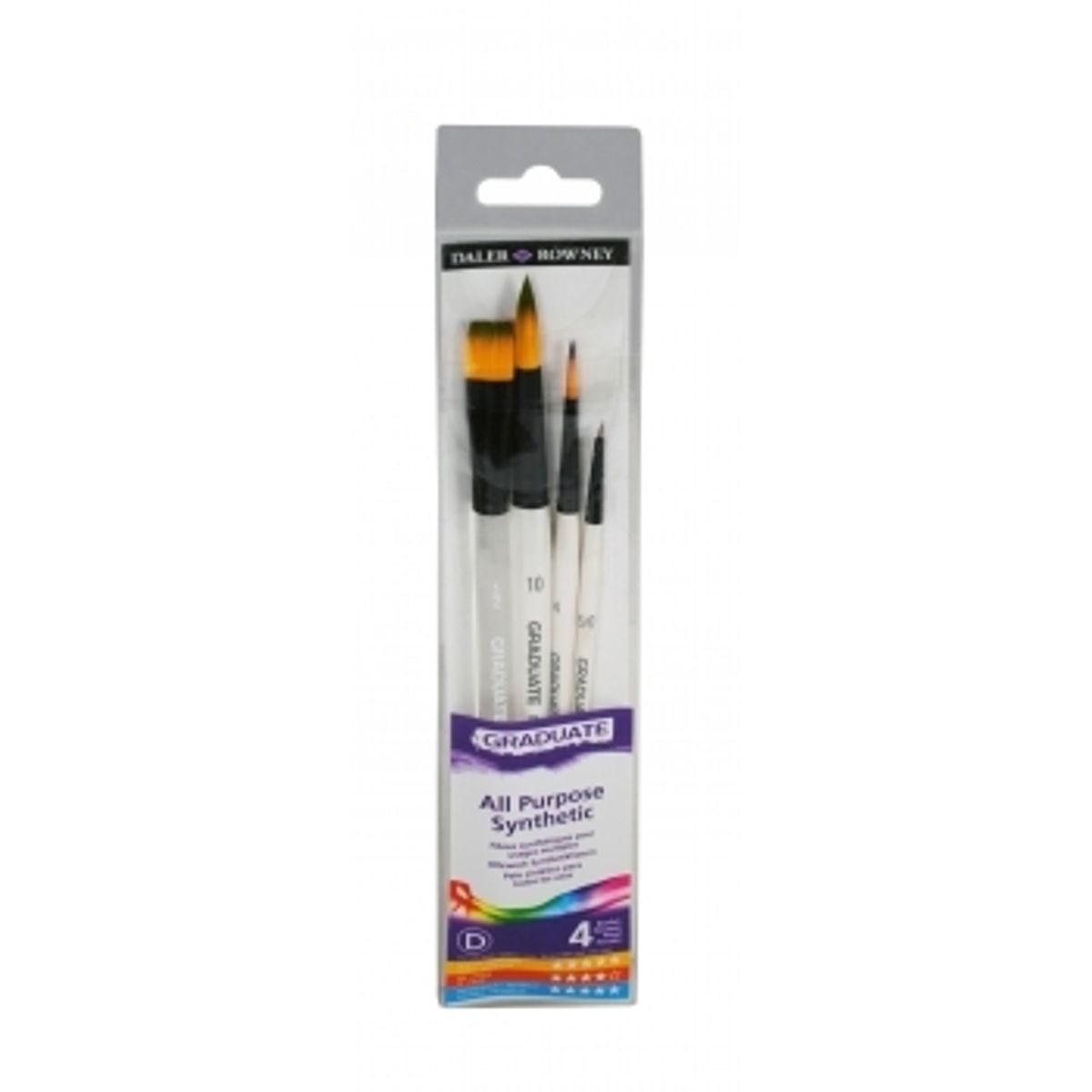 Pensel Graduate Synthetic Watercolour 4-pack