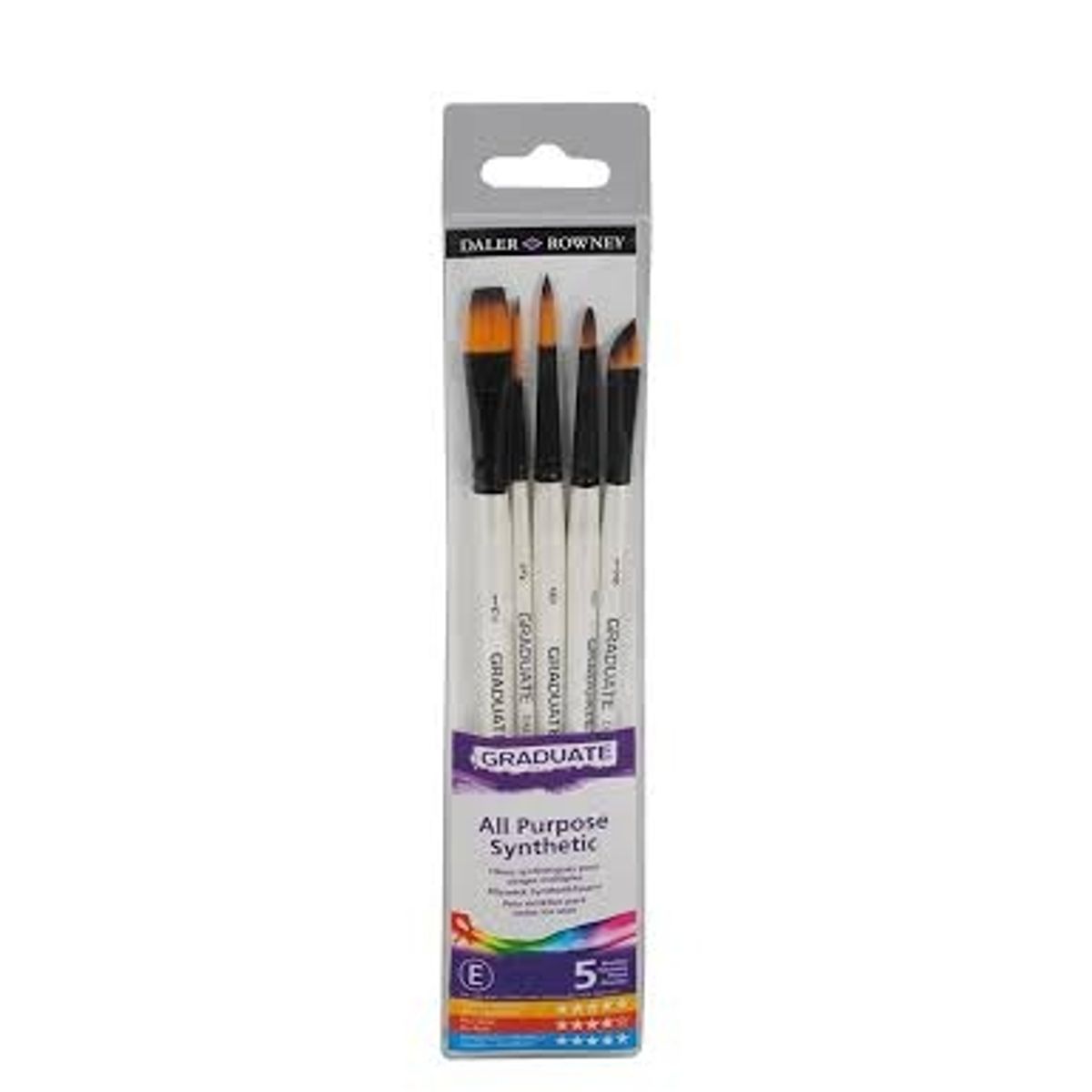 Pensel Graduate Synthetic Watercolour 5-pack