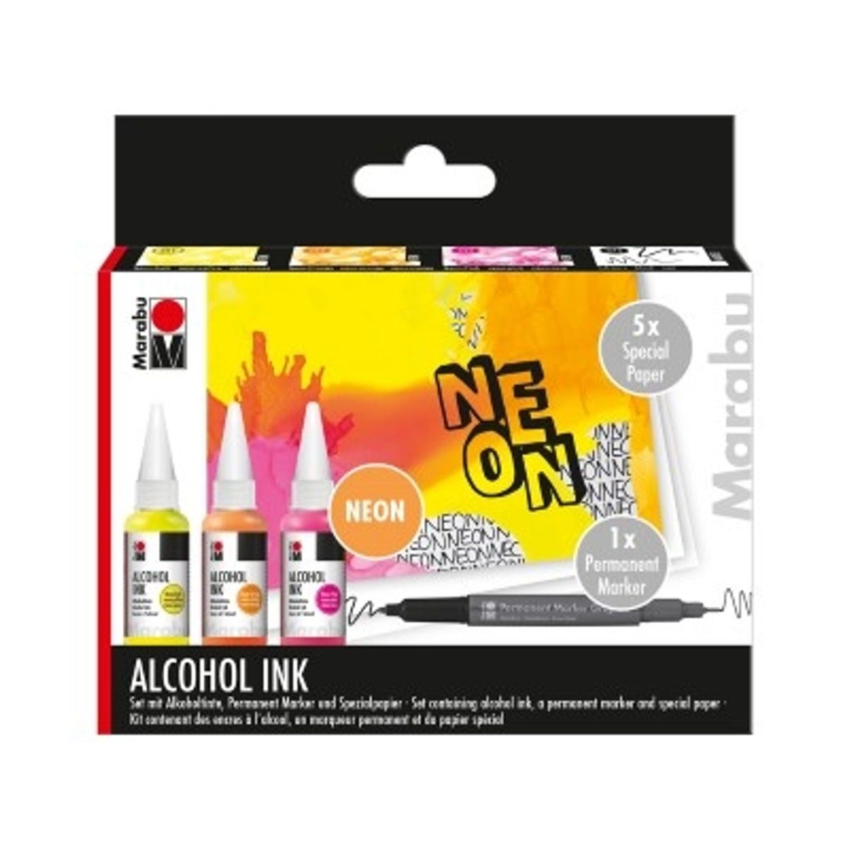 Marabu Alcohol Ink Set Neon